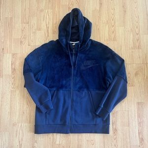 Nike Pro Velour Hoodie SZ Large